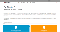 Desktop Screenshot of defiestaen.com